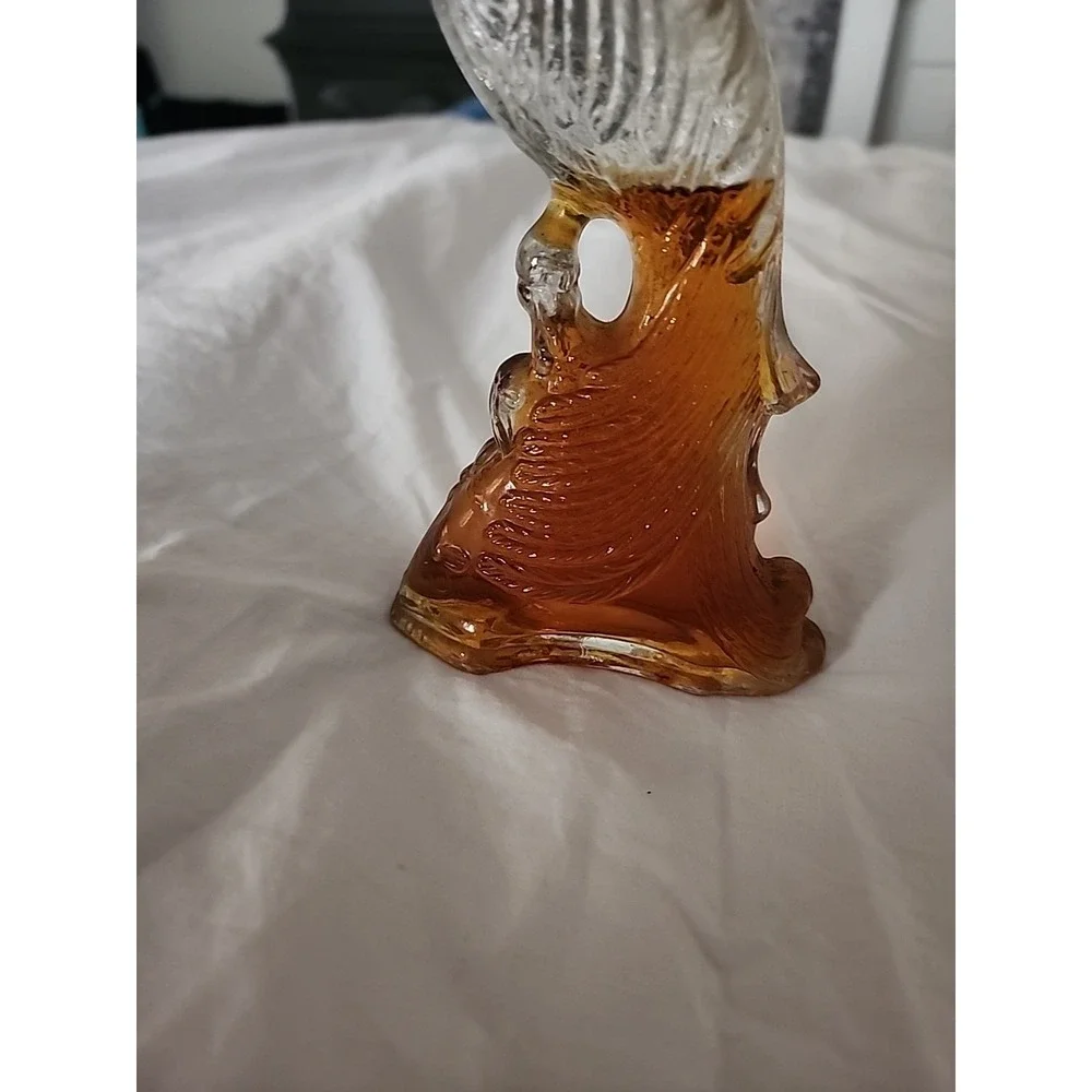 AVON‎ Mid Century Bird Of Paradise/ Peacock 5oz Bottle Decanter 60s 70s Vintage